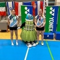 Anja Blazina zlata in Ariana Korent srebrna na mednarodnem turnirju Yonex Open Medvode U17