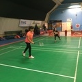 Novička z novoletnega turnirja Otroške Badminton Šole  Ljubljana