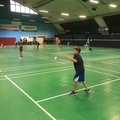 Novička z novoletnega turnirja Otroške Badminton Šole  Ljubljana