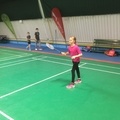 Novička z novoletnega turnirja Otroške Badminton Šole  Ljubljana