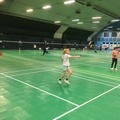 Novička z novoletnega turnirja Otroške Badminton Šole  Ljubljana