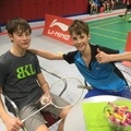 Novička z novoletnega turnirja Otroške Badminton Šole  Ljubljana