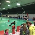 Novička z novoletnega turnirja Otroške Badminton Šole  Ljubljana