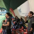 Novička z novoletnega turnirja Otroške Badminton Šole  Ljubljana