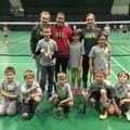 Novička z novoletnega turnirja Otroške Badminton Šole  Ljubljana