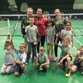 Novička z novoletnega turnirja Otroške Badminton Šole  Ljubljana