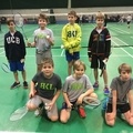 Novička z novoletnega turnirja Otroške Badminton Šole  Ljubljana