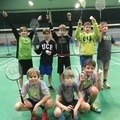 Novička z novoletnega turnirja Otroške Badminton Šole  Ljubljana