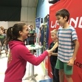 Novička z novoletnega turnirja Otroške Badminton Šole  Ljubljana