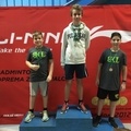 Novička z novoletnega turnirja Otroške Badminton Šole  Ljubljana