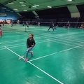 Novička z novoletnega turnirja Otroške Badminton Šole  Ljubljana