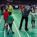 Novička z novoletnega turnirja Otroške Badminton Šole  Ljubljana