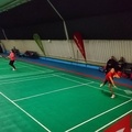 Novička z novoletnega turnirja Otroške Badminton Šole  Ljubljana