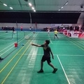 Novička z novoletnega turnirja Otroške Badminton Šole  Ljubljana