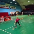 Novička z novoletnega turnirja Otroške Badminton Šole  Ljubljana