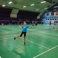 Novička z novoletnega turnirja Otroške Badminton Šole  Ljubljana