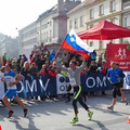 Badmintonci tečejo častni krog - Ljubljanski maraton 2015