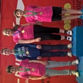 Veseli otroški obrazi na zaključnem turnirju Otroške badminton šole
