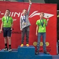 Veseli otroški obrazi na zaključnem turnirju Otroške badminton šole