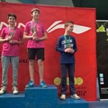 Veseli otroški obrazi na zaključnem turnirju Otroške badminton šole