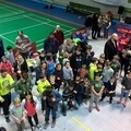 Novička z novoletnega turnirja Otroške Badminton Šole  Ljubljana